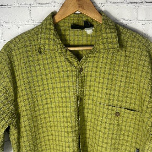 Patagonia Puckerware Shirt Button Up Organic Cotton Blend Outdoor Seersucker - Picture 2 of 10